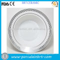 Silver Soup Plate Porcelaine